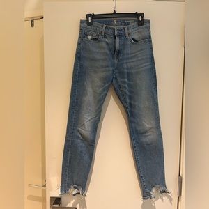 Size 27 for all man kind Roxanne ankle jeans